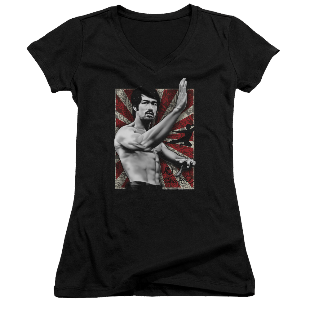 Bruce Lee Concentrate - Juniors V-Neck T-Shirt Juniors V-Neck T-Shirt Bruce Lee   