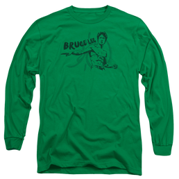 Bruce Lee Brush Lee - Men's Long Sleeve T-Shirt Men's Long Sleeve T-Shirt Bruce Lee   