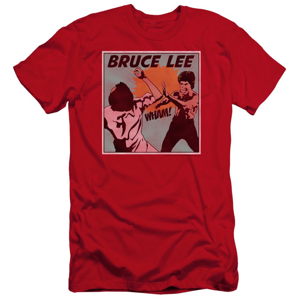 Bruce Lee Comic Panel - Men's Premium Slim Fit T-Shirt Men's Premium Slim Fit T-Shirt Bruce Lee   