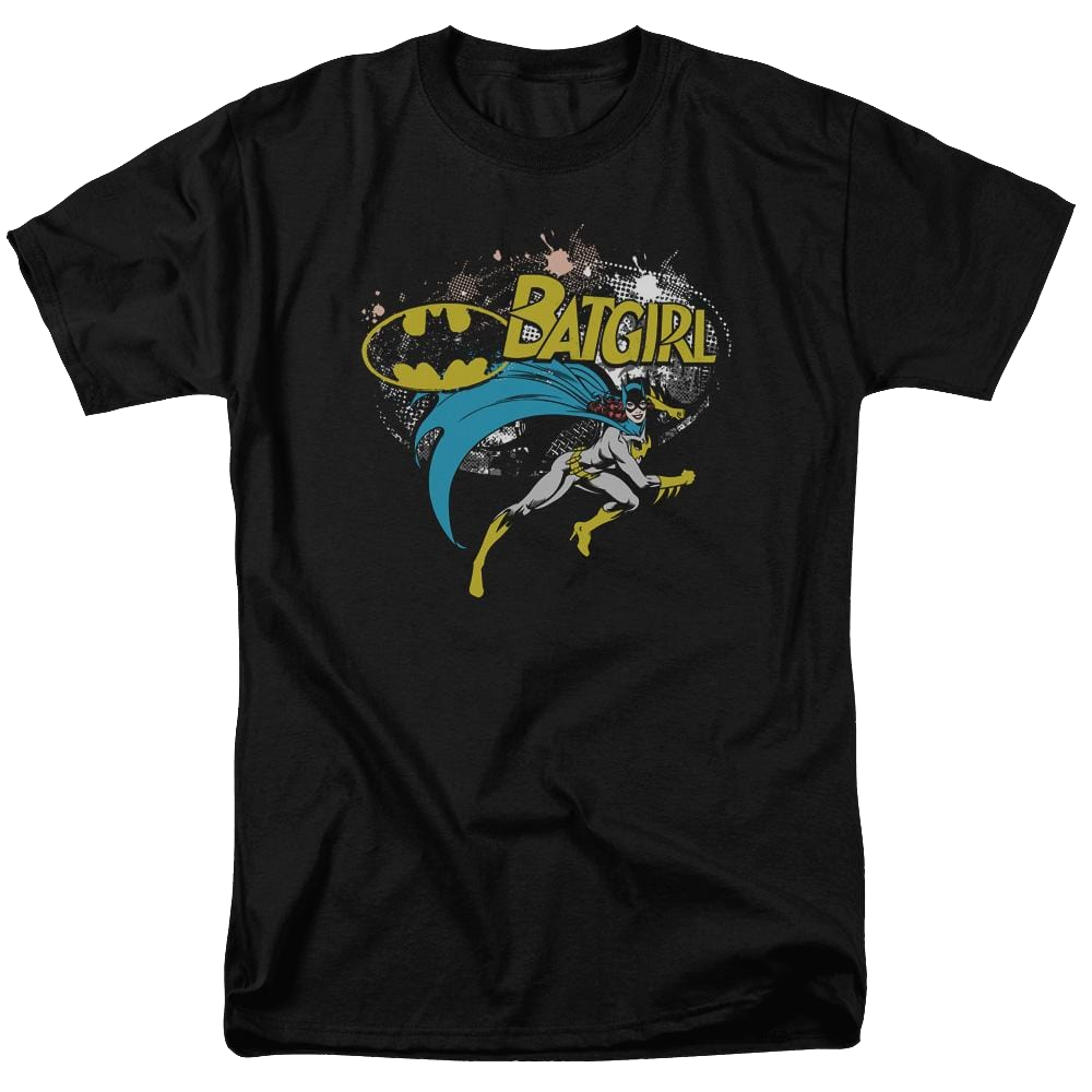 Batman Batgirl Halftone - Men's Regular Fit T-Shirt Men's Regular Fit T-Shirt Batman   