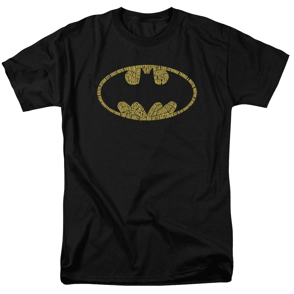 Batman Word Logo - Men's Regular Fit T-Shirt Men's Regular Fit T-Shirt Batman   