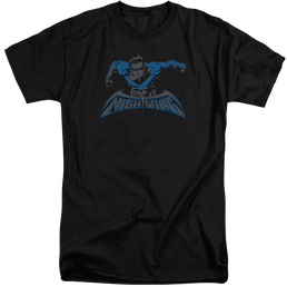 Batman Wing Of The Night - Men's Tall Fit T-Shirt Men's Tall Fit T-Shirt Nightwing   