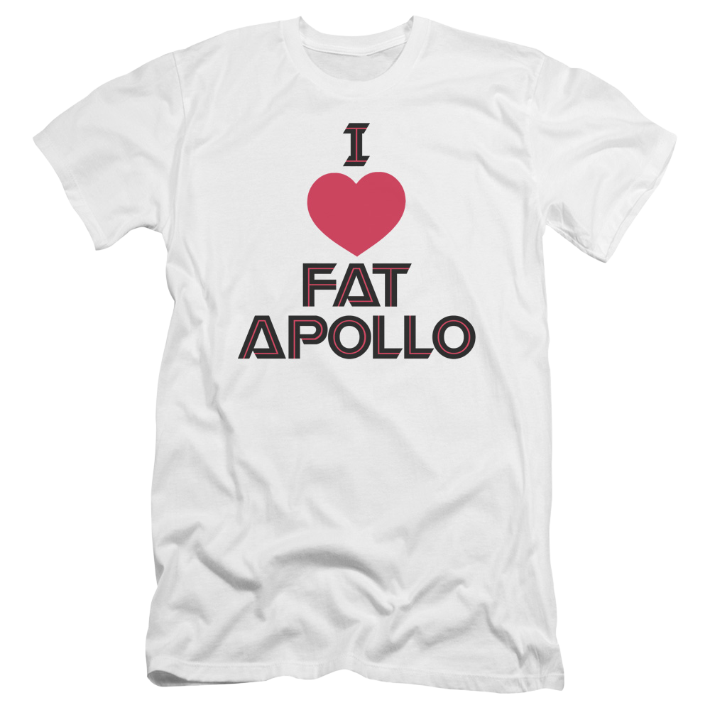 Battlestar Galactica I Heart Fat Apollo - Men's Premium Slim Fit T-Shirt Men's Premium Slim Fit T-Shirt Battlestar Galactica   
