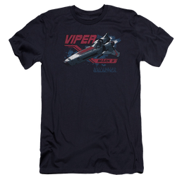 Battlestar Galactica Viper Mark Ii - Men's Premium Slim Fit T-Shirt Men's Premium Slim Fit T-Shirt Battlestar Galactica   