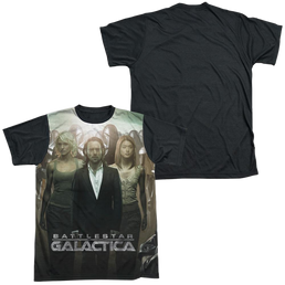 Battlestar Galactica Fallen Leader - Men's Black Back T-Shirt Men's Black Back T-Shirt Battlestar Galactica   