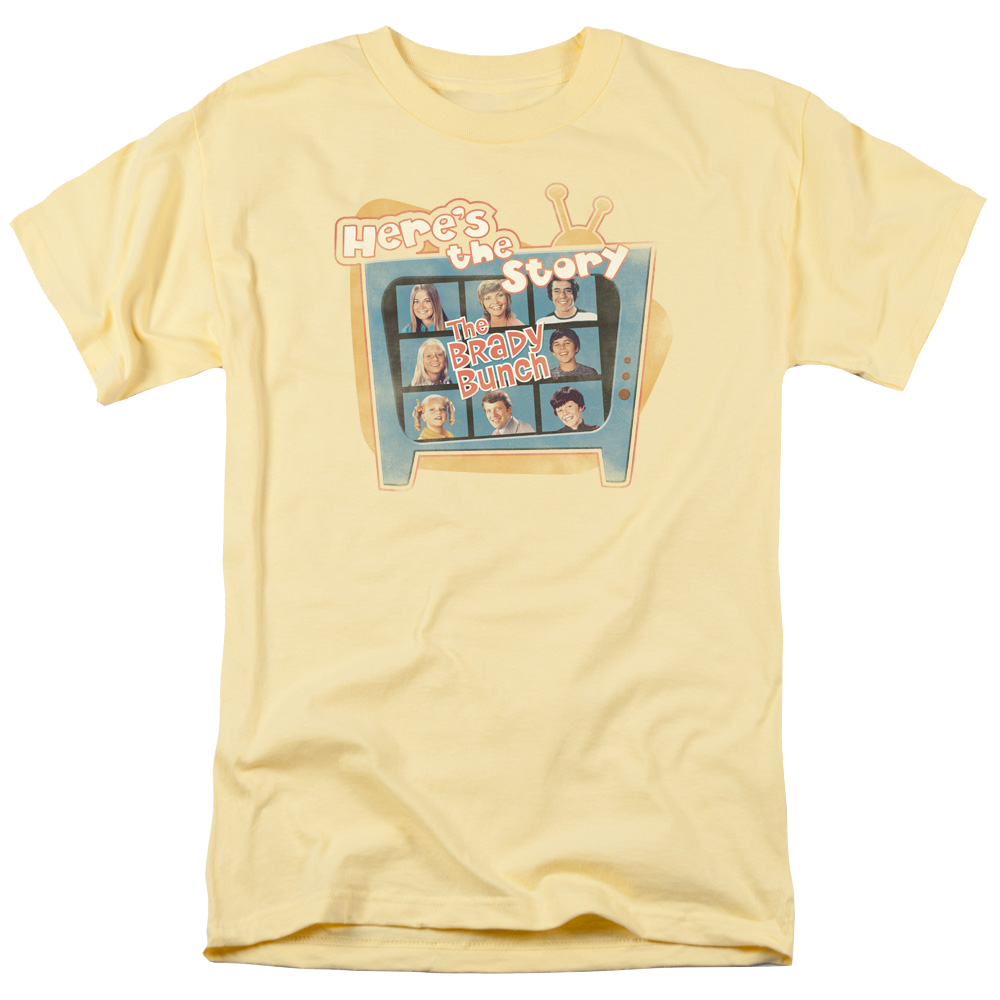 Brady Bunch Heres The Story - Men's Regular Fit T-Shirt Men's Regular Fit T-Shirt Brady Bunch   