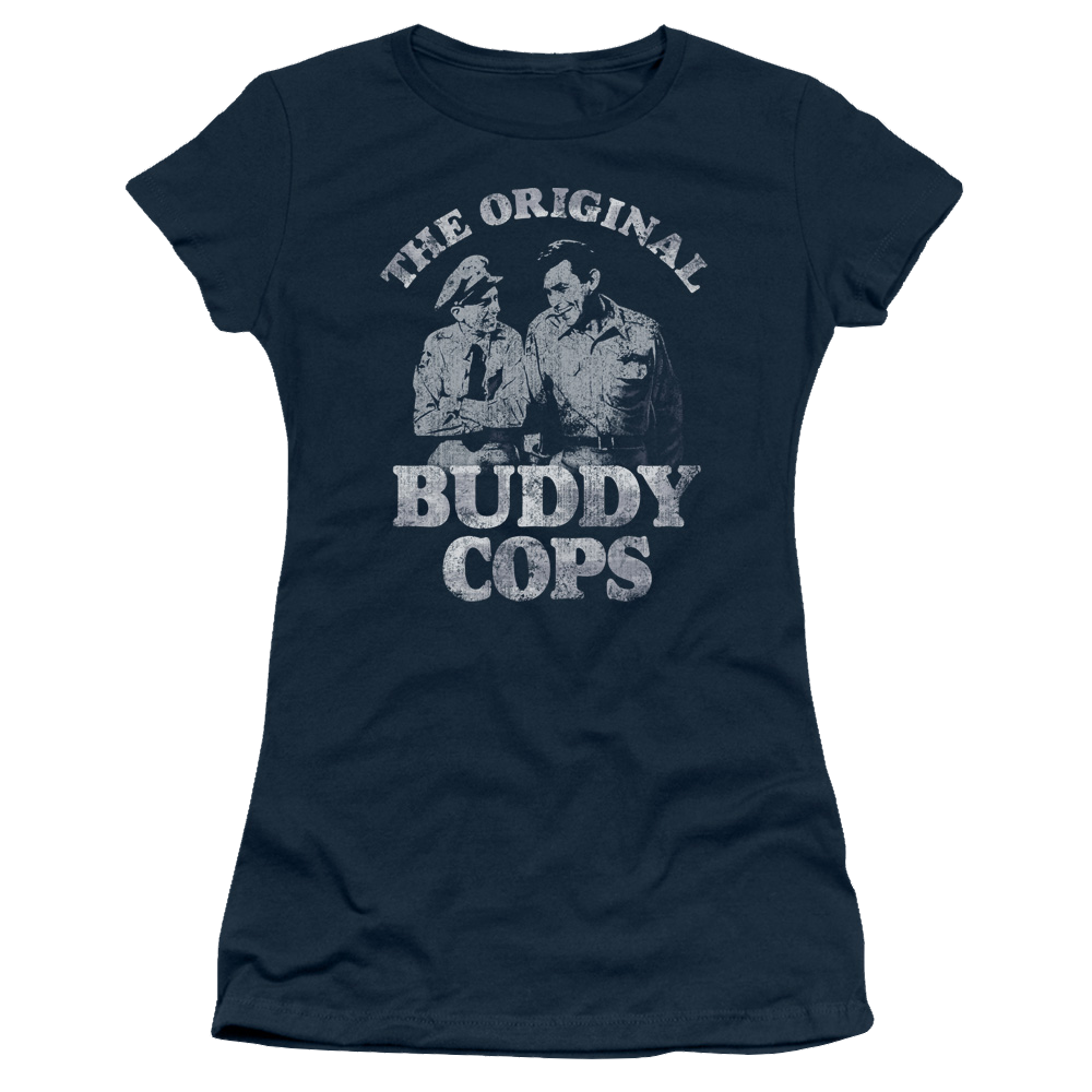Andy Griffith Buddy Cops - Juniors T-Shirt Juniors T-Shirt Andy Griffith Show   