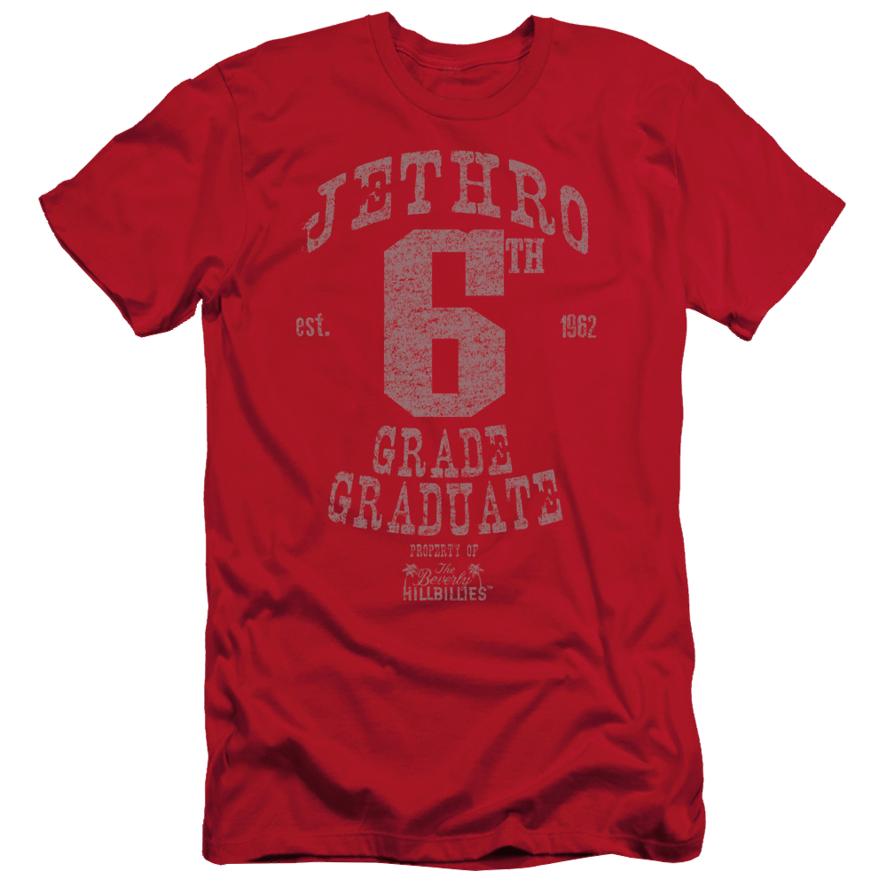Beverly Hillbillies Mr 6th Grade Grad - Men's Slim Fit T-Shirt Men's Slim Fit T-Shirt Beverly Hillbillies   