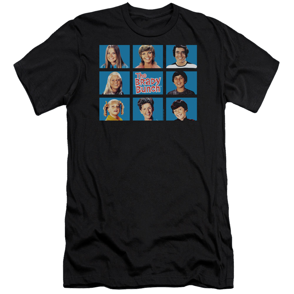 Brady Bunch Framed - Men's Premium Slim Fit T-Shirt Men's Premium Slim Fit T-Shirt Brady Bunch   