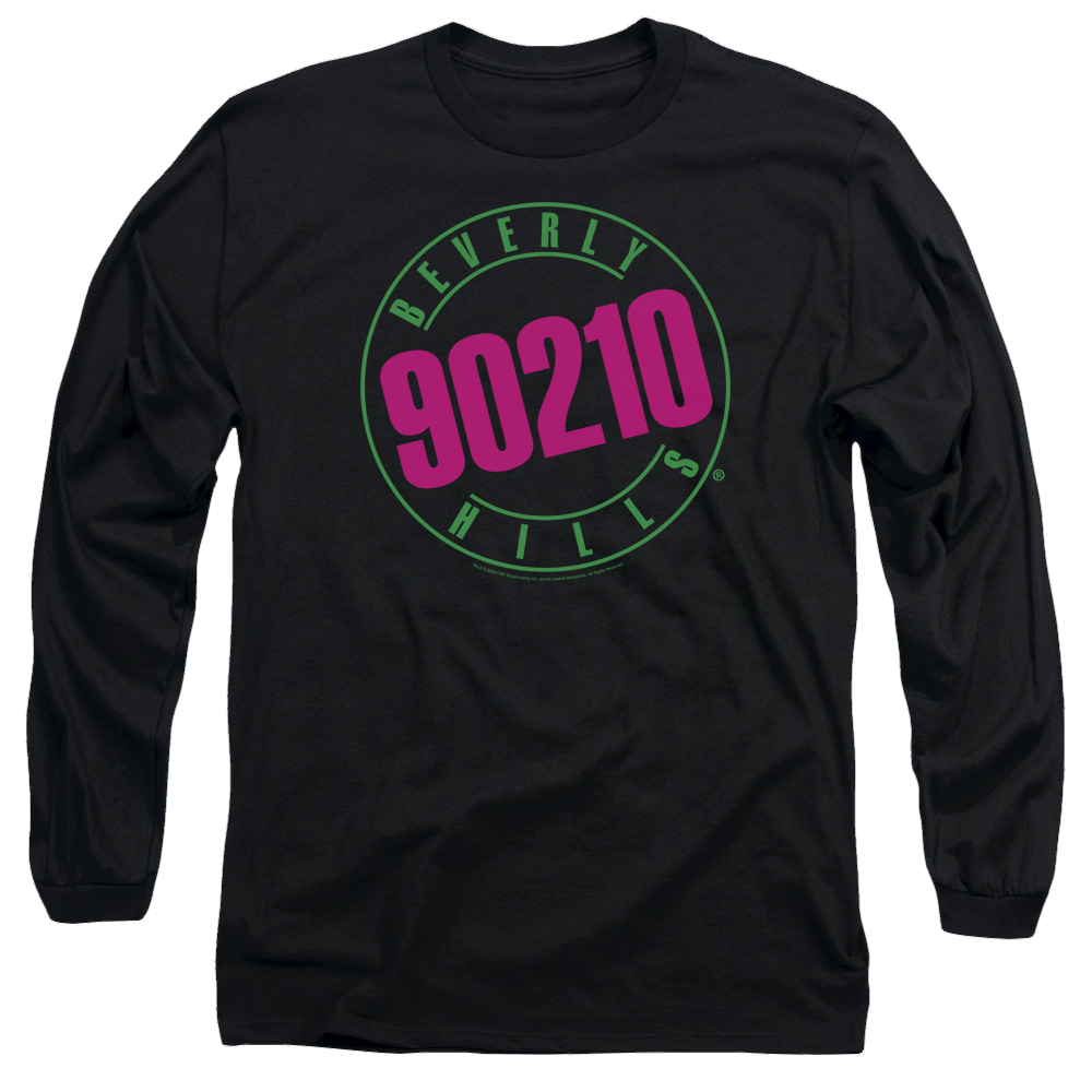 Beverly Hills 90210 Neon - Men's Long Sleeve T-Shirt Men's Long Sleeve T-Shirt Beverly Hills 90210   