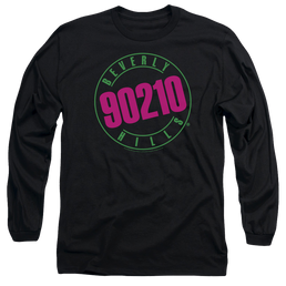 Beverly Hills 90210 Neon - Men's Long Sleeve T-Shirt Men's Long Sleeve T-Shirt Beverly Hills 90210   