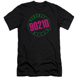 Beverly Hills 90210 Neon - Men's Premium Slim Fit T-Shirt Men's Premium Slim Fit T-Shirt Beverly Hills 90210   