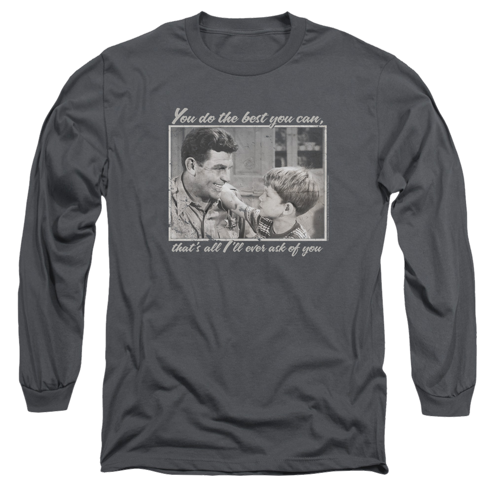 Andy Griffith Wise Words - Men's Long Sleeve T-Shirt Men's Long Sleeve T-Shirt Andy Griffith Show   