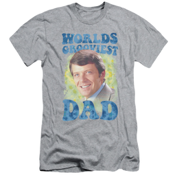 Brady Bunch Worlds Grooviest - Men's Slim Fit T-Shirt Men's Slim Fit T-Shirt Brady Bunch   