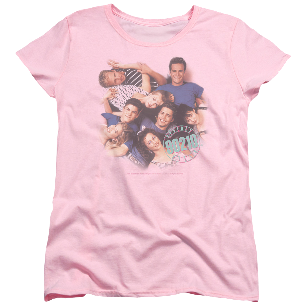 Beverly Hills 90210 Gang In Logo - Women's T-Shirt Women's T-Shirt Beverly Hills 90210   