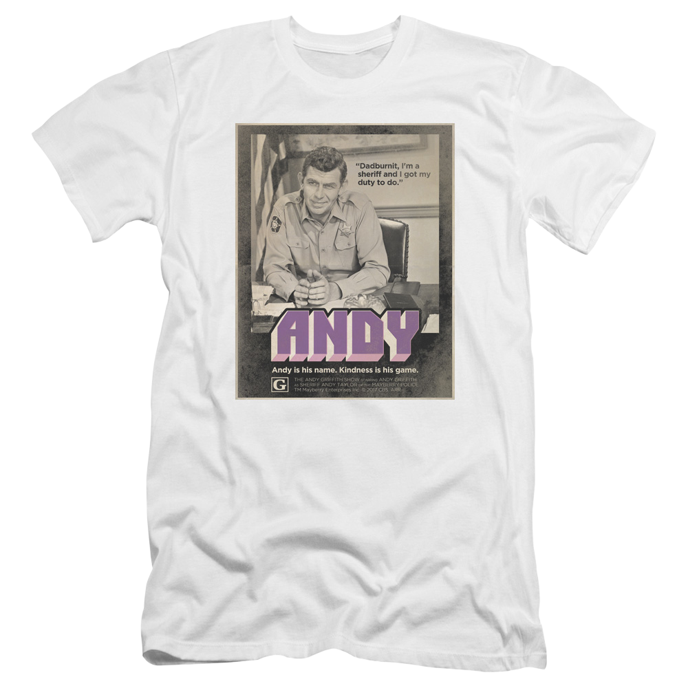 Andy Griffith Show Andy - Men's Premium Slim Fit T-Shirt Men's Premium Slim Fit T-Shirt Andy Griffith Show   