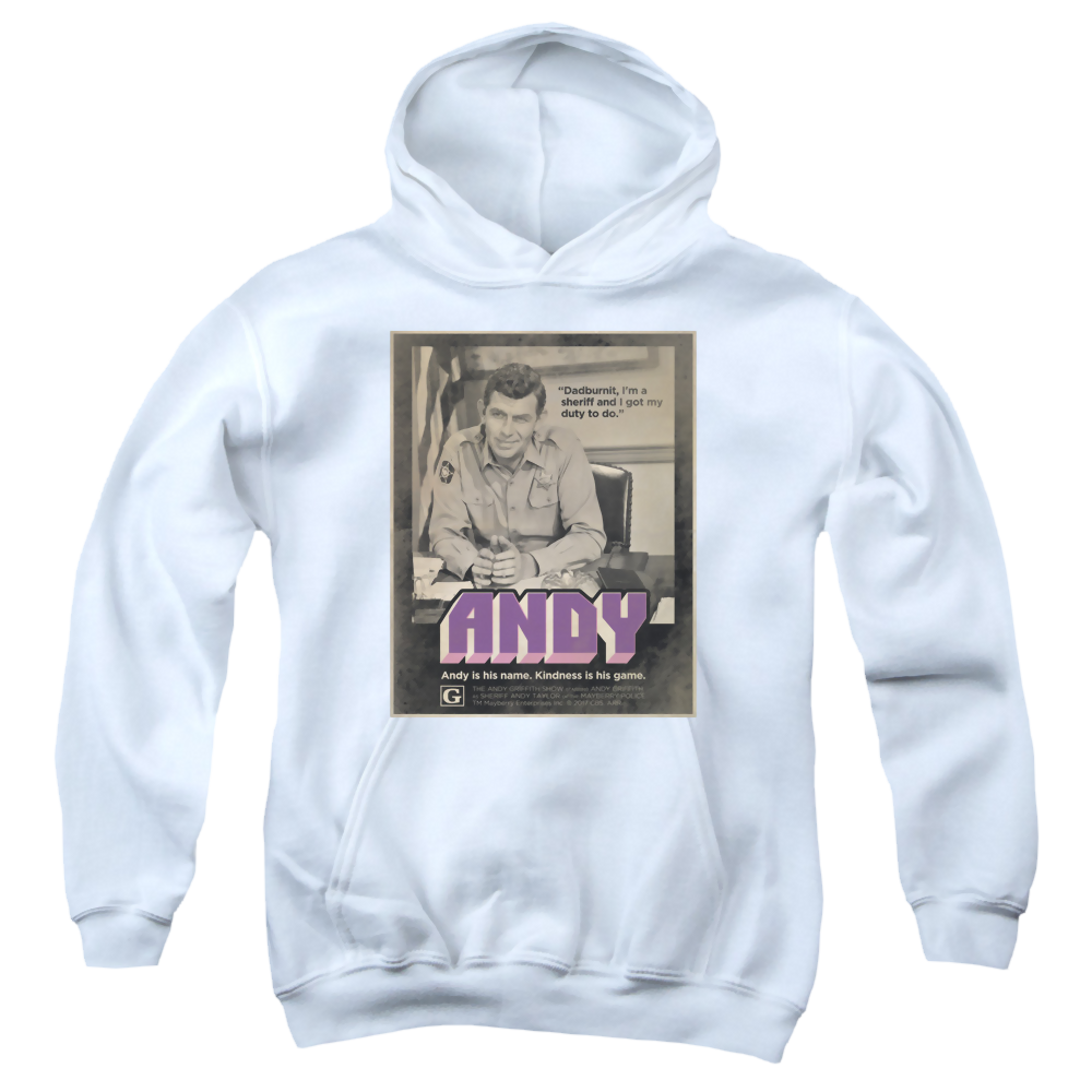 Andy Griffith Show Andy - Youth Hoodie (Ages 8-12) Youth Hoodie (Ages 8-12) Andy Griffith Show   