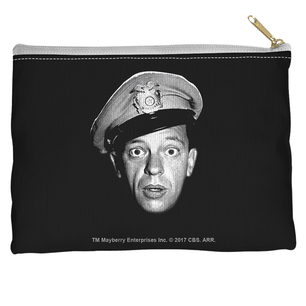 Andy Griffith Show Barney Head Accessory Straight Bottom Pouch Straight Bottom Accessory Pouches Andy Griffith Show   