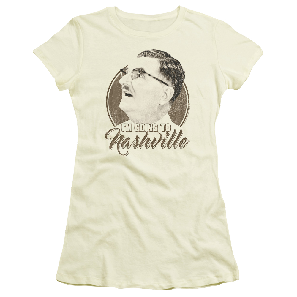 Andy Griffith Im Going To Nashville - Juniors T-Shirt Juniors T-Shirt Andy Griffith Show   