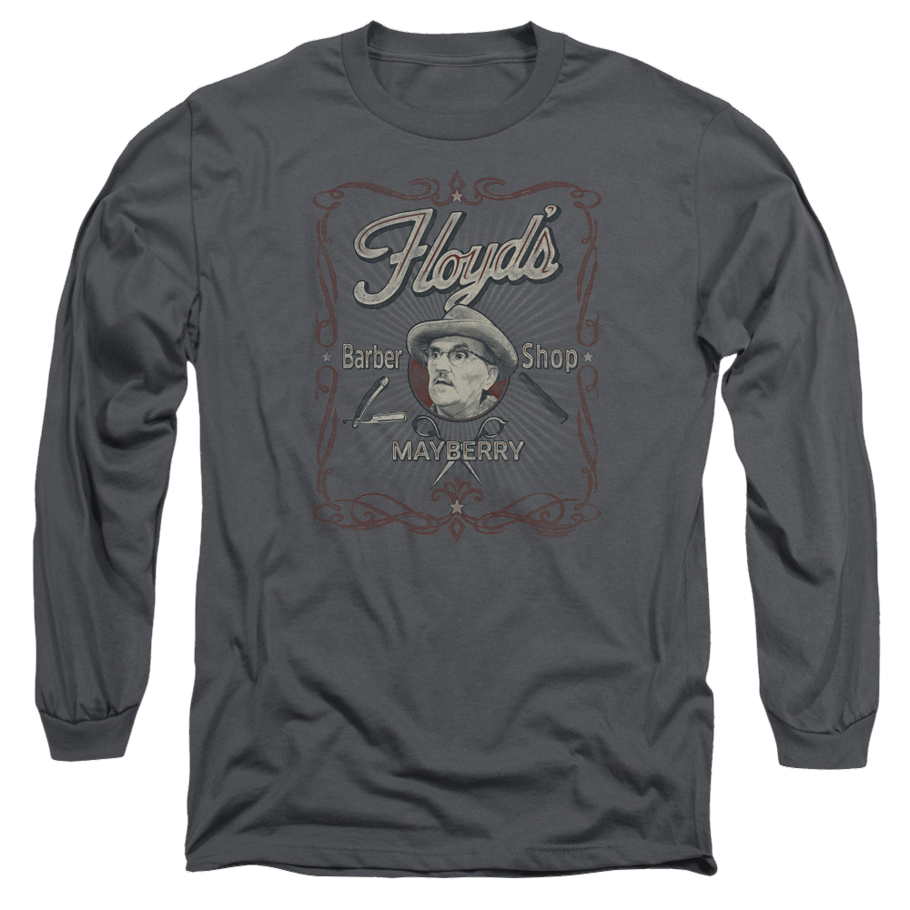 Andy Griffith Mayberry Floyds - Men's Long Sleeve T-Shirt Men's Long Sleeve T-Shirt Andy Griffith Show   