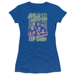 Beverly Hills 90210 Zip Code - Juniors T-Shirt Juniors T-Shirt Beverly Hills 90210   