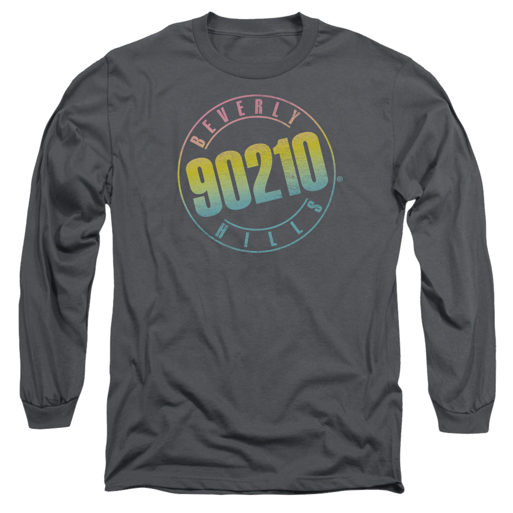 Beverly Hills 90210 Color Blend Logo - Men's Long Sleeve T-Shirt Men's Long Sleeve T-Shirt Beverly Hills 90210   