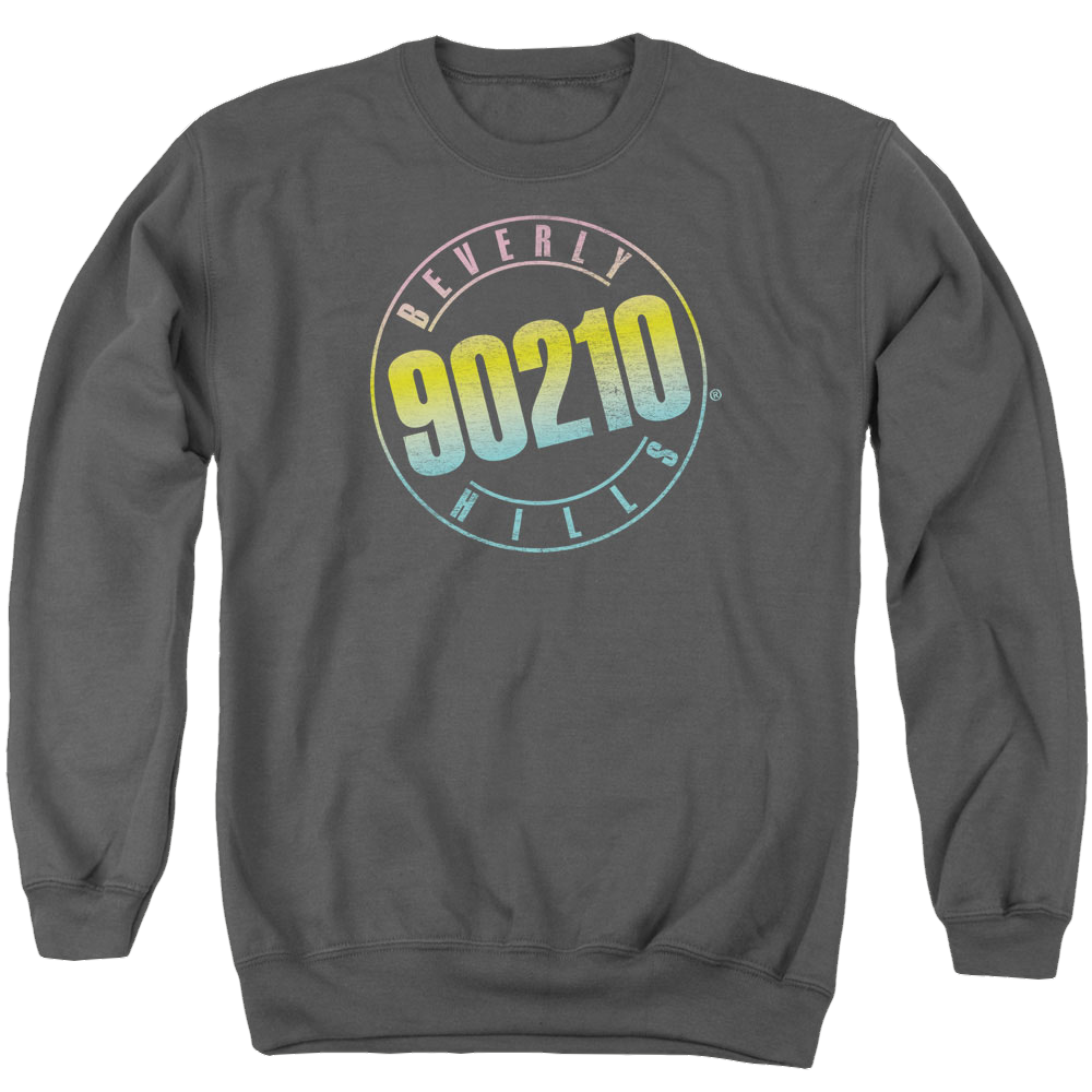 Beverly Hills 90210 Color Blend Logo - Men's Crewneck Sweatshirt Men's Crewneck Sweatshirt Beverly Hills 90210   