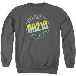 Beverly Hills 90210 Color Blend Logo - Men's Crewneck Sweatshirt Men's Crewneck Sweatshirt Beverly Hills 90210   
