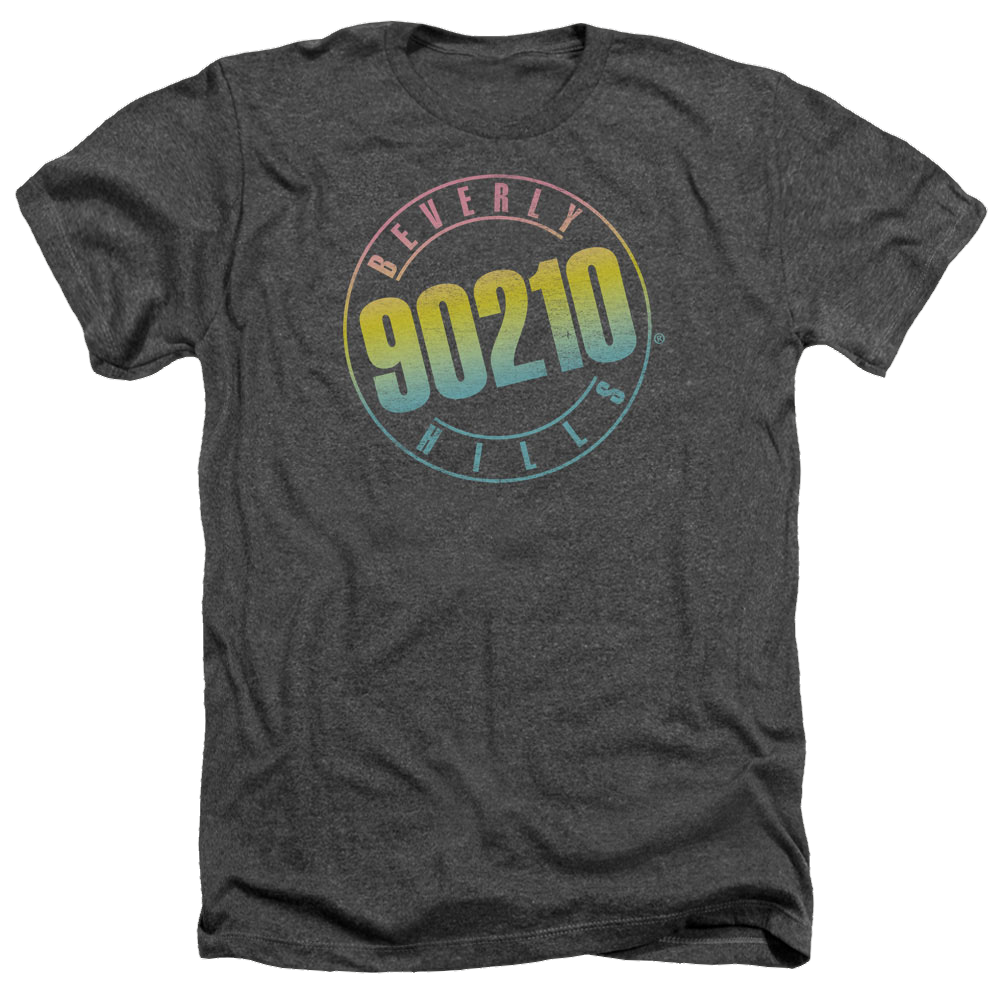 Beverly Hills 90210 Color Blend Logo - Men's Heather T-Shirt Men's Heather T-Shirt Beverly Hills 90210   