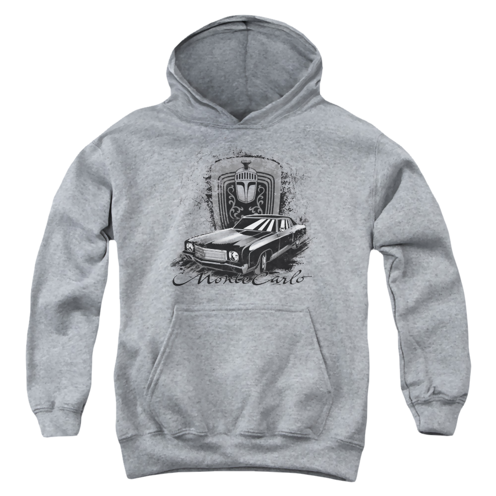 Chevrolet Monte Carlo Drawing - Youth Hoodie (Ages 8-12) Youth Hoodie (Ages 8-12) Chevrolet   