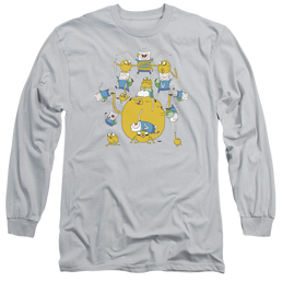 Adventure Time Finn&jake Group - Men's Long Sleeve T-Shirt Men's Long Sleeve T-Shirt Adventure Time   