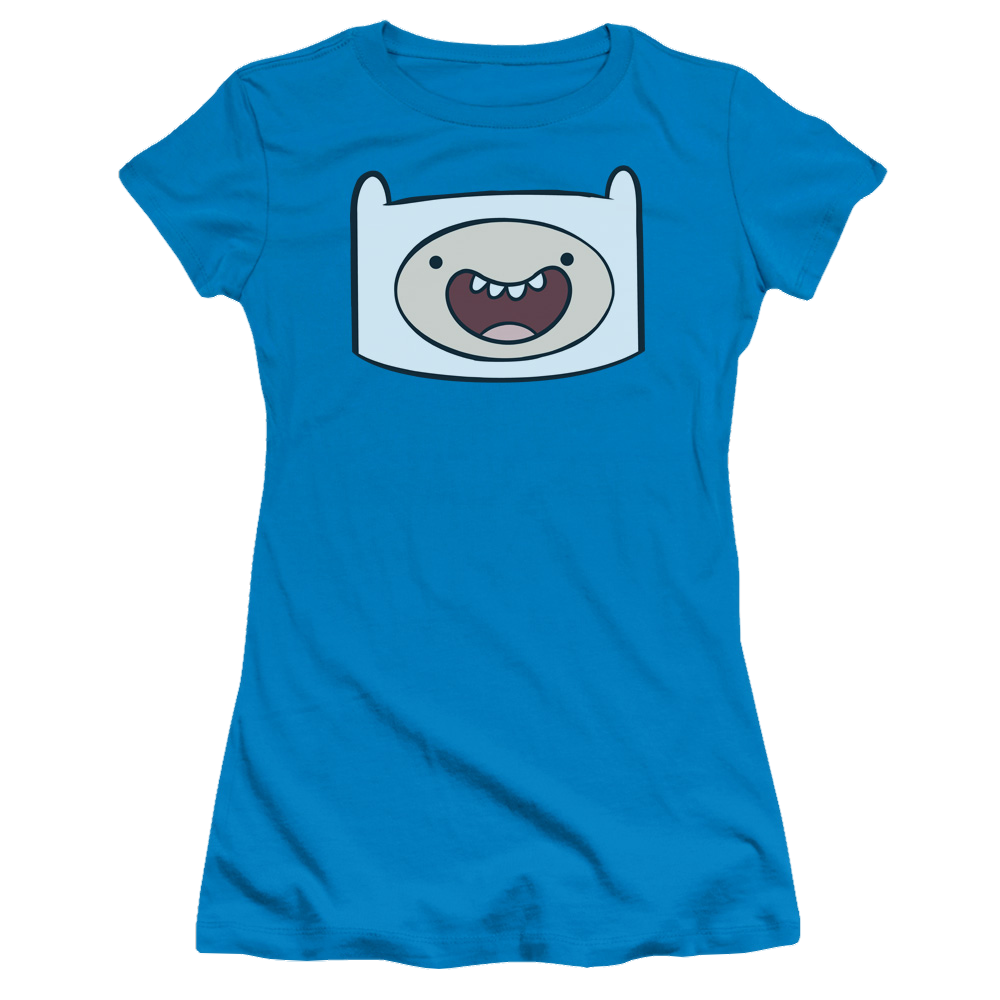 Adventure Time Finn Head - Juniors T-Shirt Juniors T-Shirt Adventure Time   