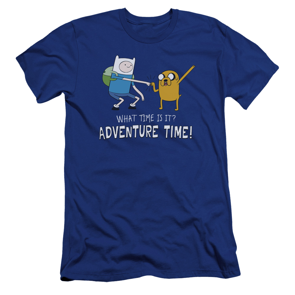 Adventure Time Fist Bump - Men's Premium Slim Fit T-Shirt Men's Premium Slim Fit T-Shirt Adventure Time   
