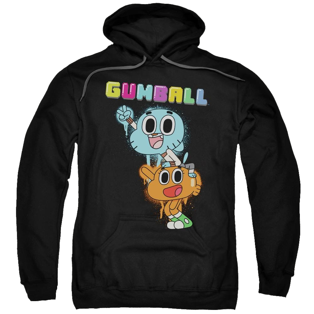 The Amazing World Of Gumball Gumball Spray Pullover Hoodie Pullover Hoodie The Amazing World Of Gumball   