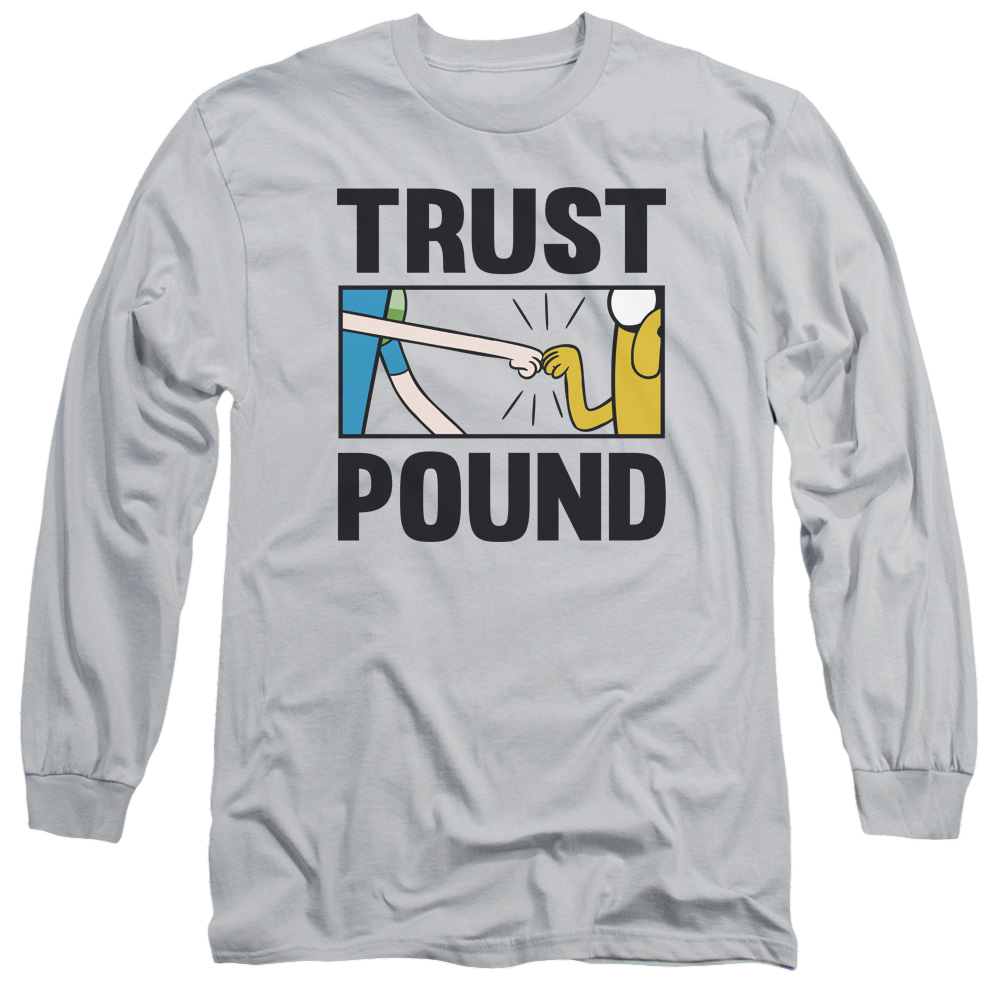 Adventure Time Trust Pound - Men's Long Sleeve T-Shirt Men's Long Sleeve T-Shirt Adventure Time   
