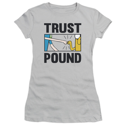 Adventure Time Trust Pound - Juniors T-Shirt Juniors T-Shirt Adventure Time   