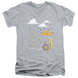 Adventure Time Lady In The Rain - Men's V-Neck T-Shirt Men's V-Neck T-Shirt Adventure Time   