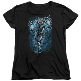 Justice League Black Lightning Bolts Women's T-Shirt Women's T-Shirt DC Comics   