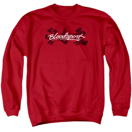 Bloodsport Kanji - Men's Crewneck Sweatshirt Men's Crewneck Sweatshirt Bloodsport   