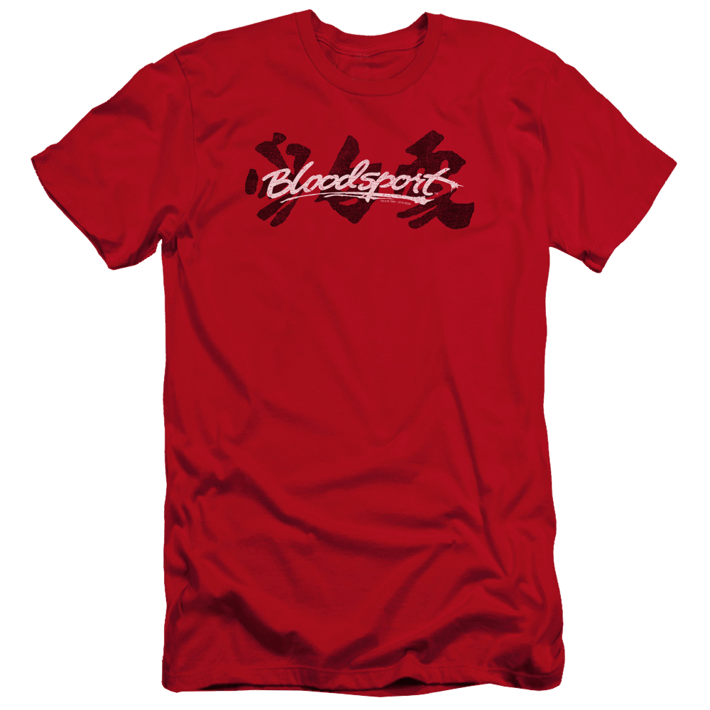 Bloodsport Kanji - Men's Premium Slim Fit T-Shirt Men's Premium Slim Fit T-Shirt Bloodsport   