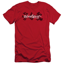 Bloodsport Kanji - Men's Slim Fit T-Shirt Men's Slim Fit T-Shirt Bloodsport   