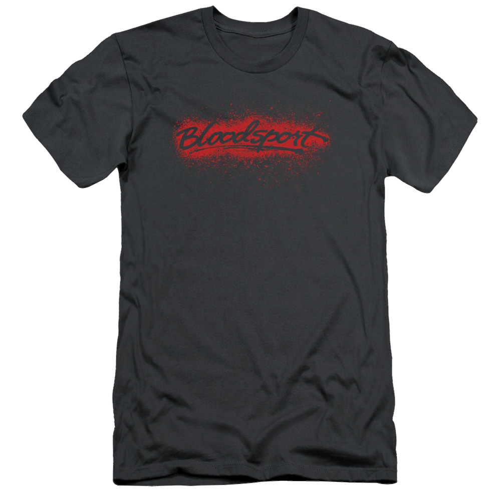 Bloodsport Blood Splatter - Men's Slim Fit T-Shirt Men's Slim Fit T-Shirt Bloodsport   