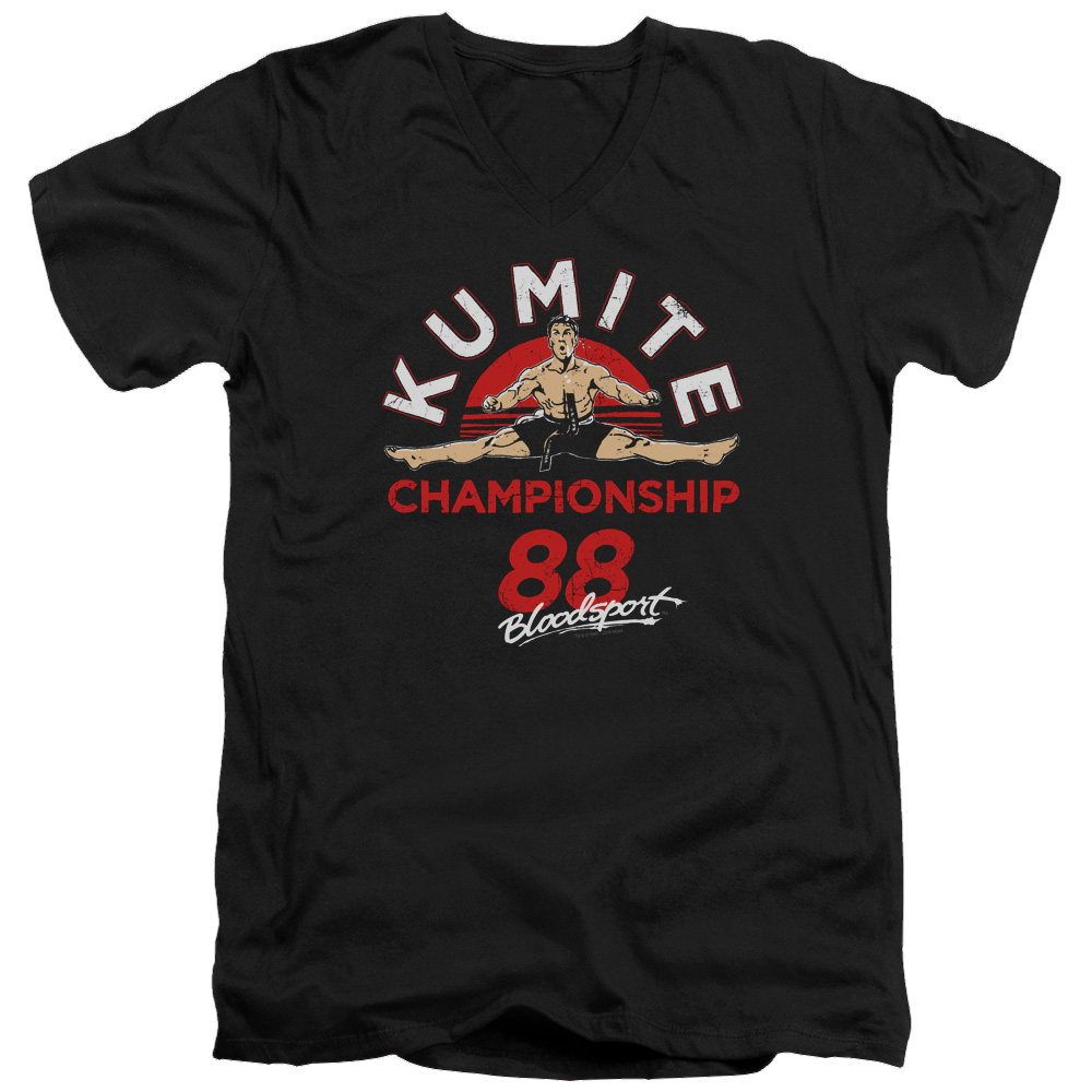 Bloodsport Championship 88 - Men's V-Neck T-Shirt Men's V-Neck T-Shirt Bloodsport   