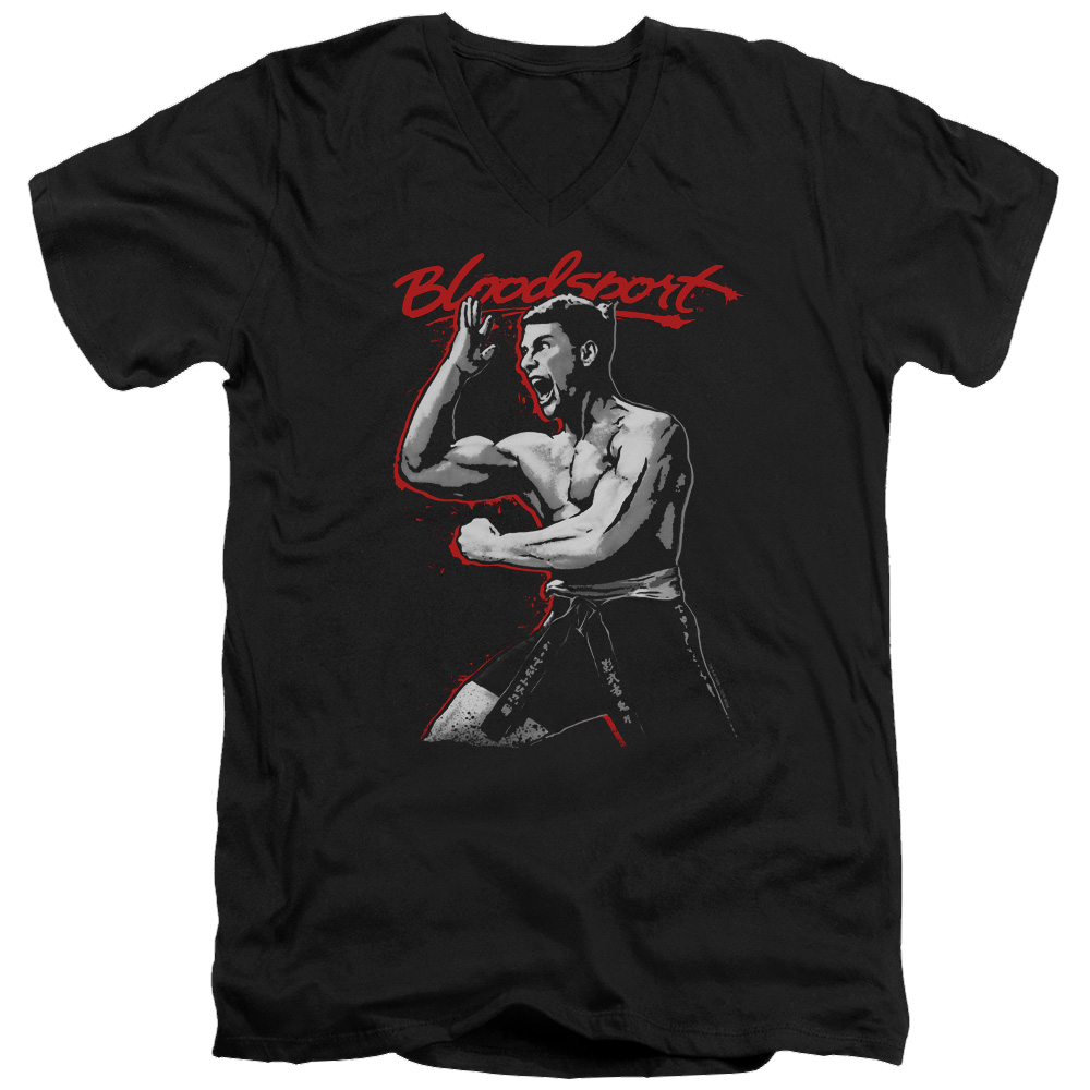 Bloodsport Loud Mouth - Men's V-Neck T-Shirt Men's V-Neck T-Shirt Bloodsport   