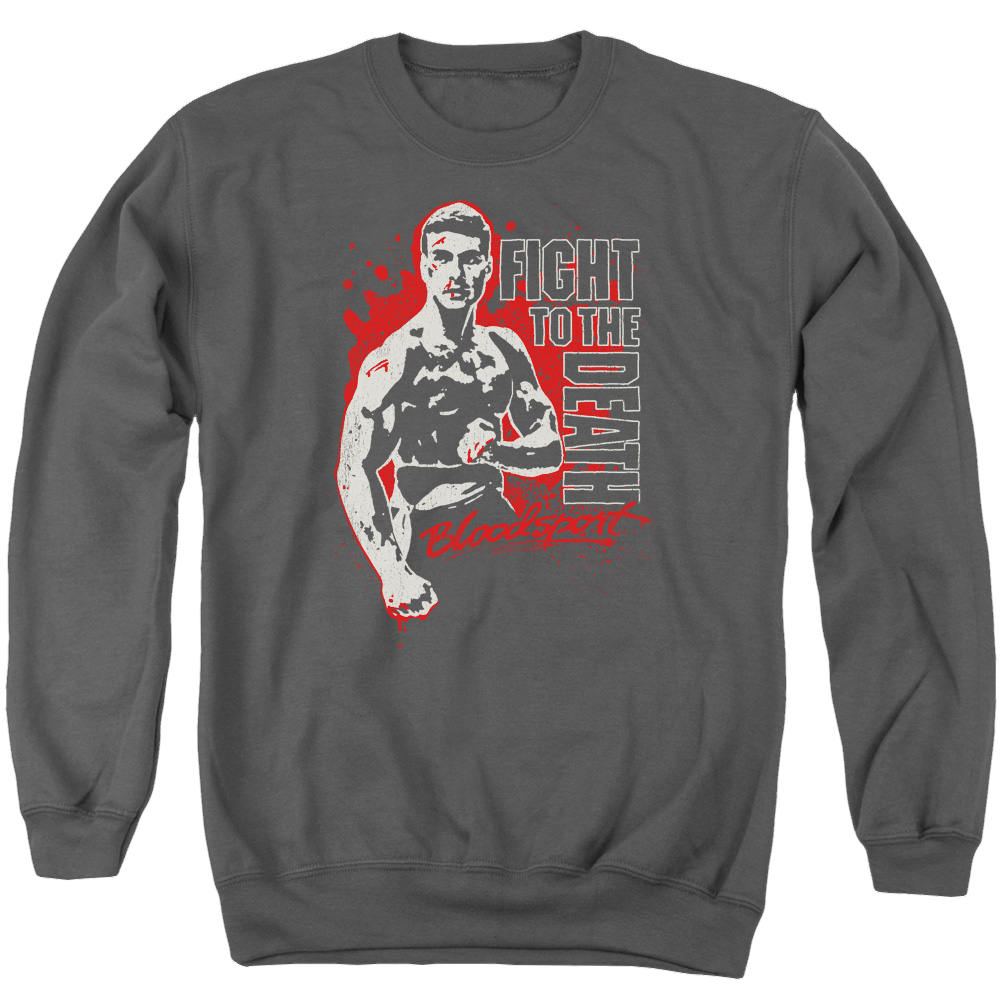 Bloodsport To The Death - Men's Crewneck Sweatshirt Men's Crewneck Sweatshirt Bloodsport   