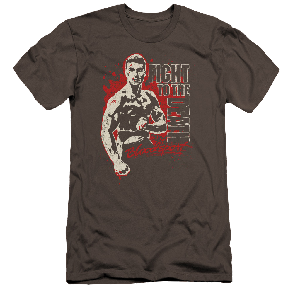 Bloodsport To The Death - Men's Premium Slim Fit T-Shirt Men's Premium Slim Fit T-Shirt Bloodsport   