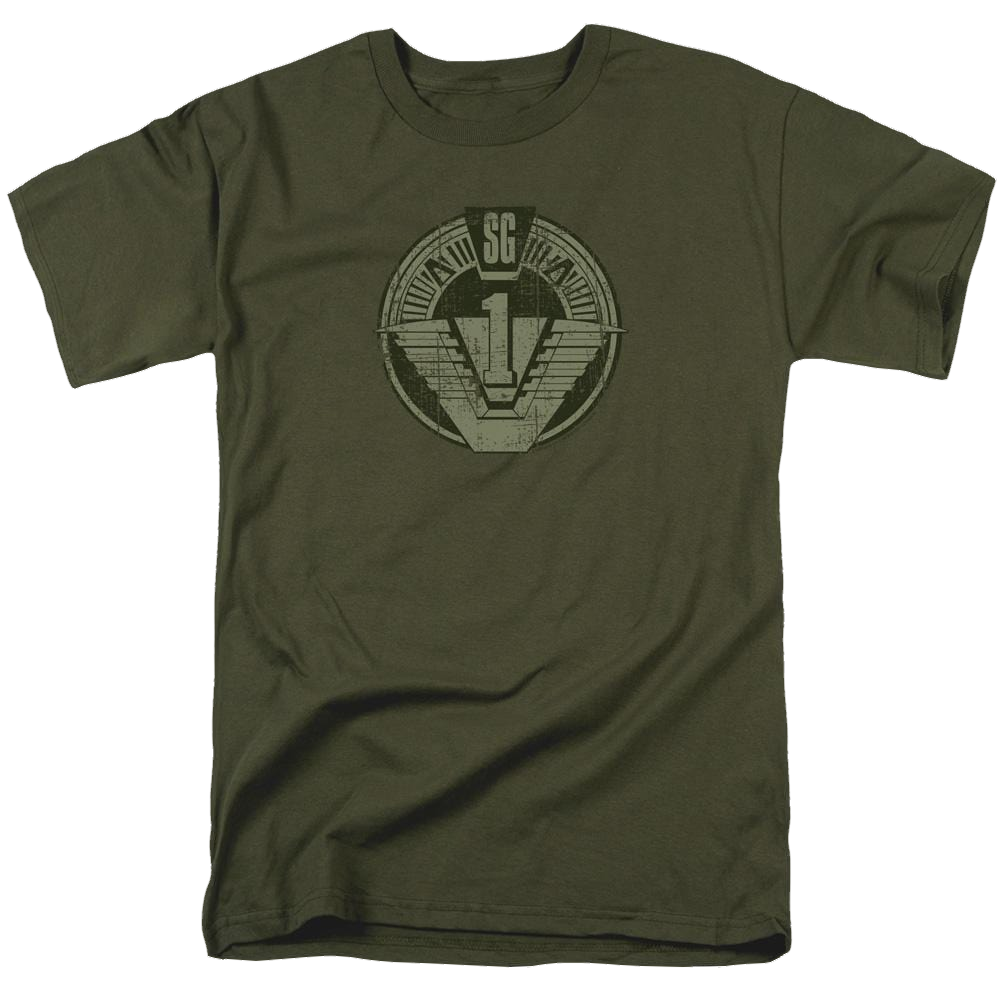 Stargate Sg1 Distressed Men's Regular Fit T-Shirt Men's Regular Fit T-Shirt Stargate   