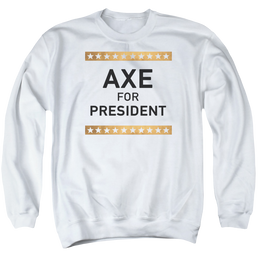 Billions Axe For President - Men's Crewneck Sweatshirt Men's Crewneck Sweatshirt Billions   