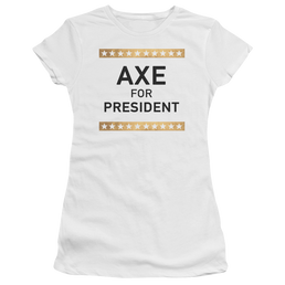 Billions Axe For President - Juniors T-Shirt Juniors T-Shirt Billions   