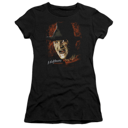 A Nightmare on Elm Street Worst Nightmare - Juniors T-Shirt Juniors T-Shirt A Nightmare on Elm Street   